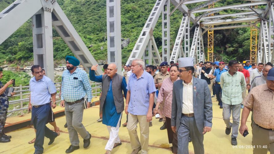 मोटरेवल पुलको भारतीय राजदूतद्वारा अनुगमन