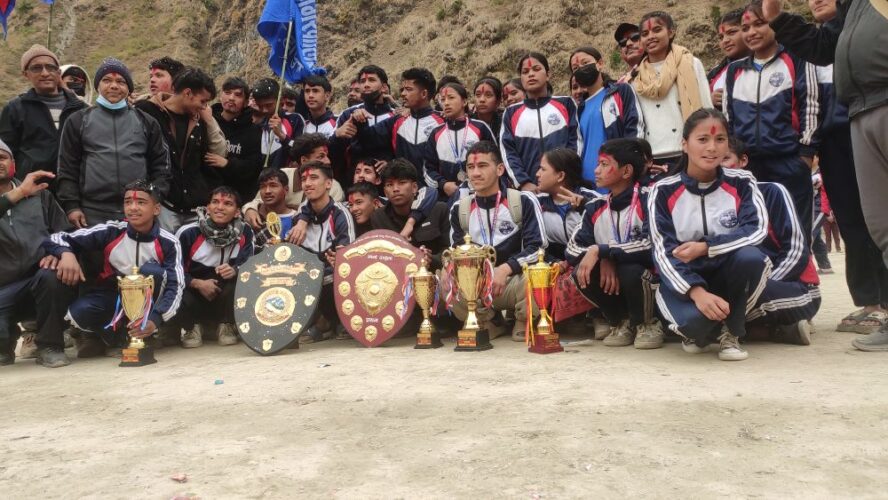 जिल्लास्तरीय राष्ट्रपति रनिङ शिल्डमा महाकालीको कब्जा