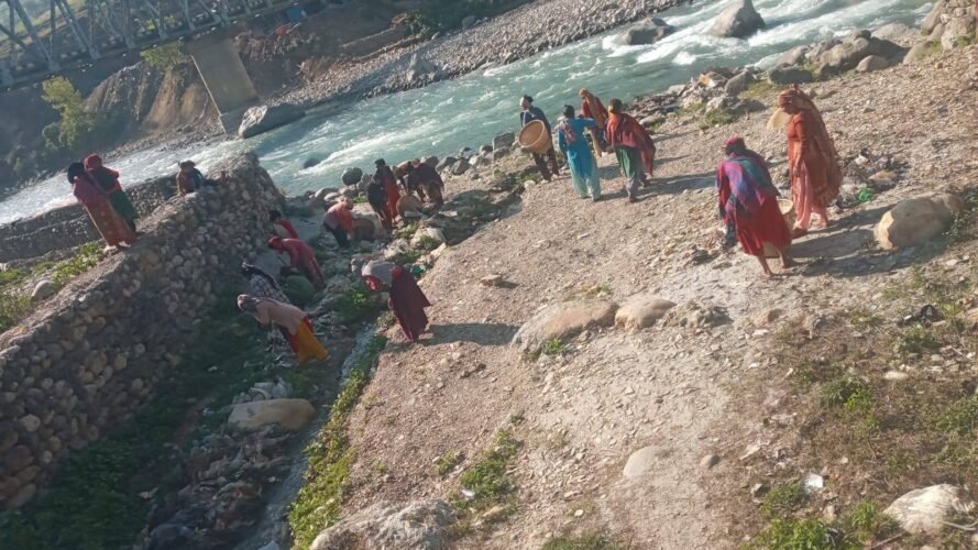 गोकुलेश्वर बजारको फोहर व्यवस्थापन गरिदै