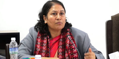शिक्षामन्त्री विद्या भट्टराईद्धारा राजीनामा शिक्षामन्त्री विद्या भट्टराईद्धारा राजीनामा
