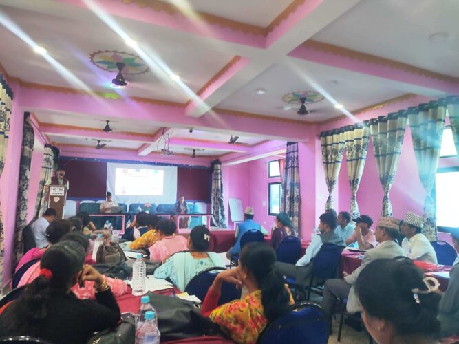 एकीकृत पाठ्यक्रममा आधारित शिक्षण सिकाई सम्बन्धी तालिम सञ्चालन