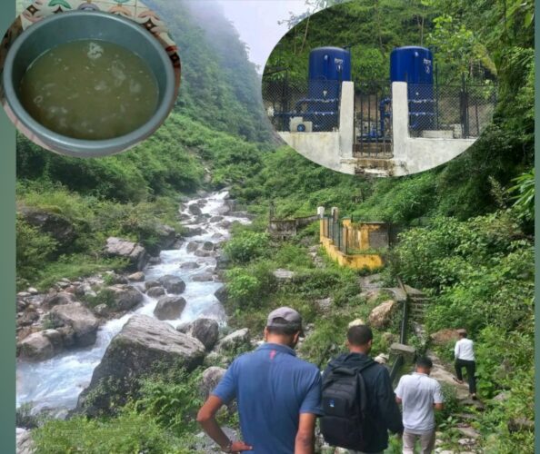 खलंगाका धारामा धमिलो पानी, किन हुदैछ खेलबाड जानीजानी