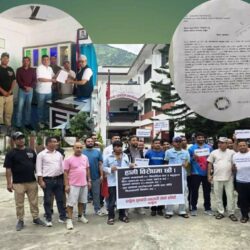 दार्चुलाका सुनचाँदी व्यवसायी पसल बन्द गरेर आन्दोलित, सरकारलाई ज्ञापन
