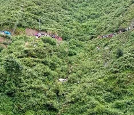 दार्चुलामा जीप दुर्घटना हुँदा १० जना घाइते