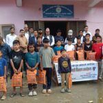निजामती कर्मचारी युनियन स्थापना दिवस : अनाथ बालबालिकालाई शैक्षिक सामग्री वितरण 