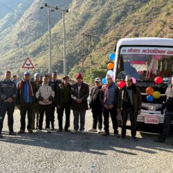 नौगाडमा गाउँबस सेवा सञ्चालनमा