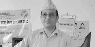 भीरबाट लडेर प्रधानाध्यापक डोबालको मृत्यु