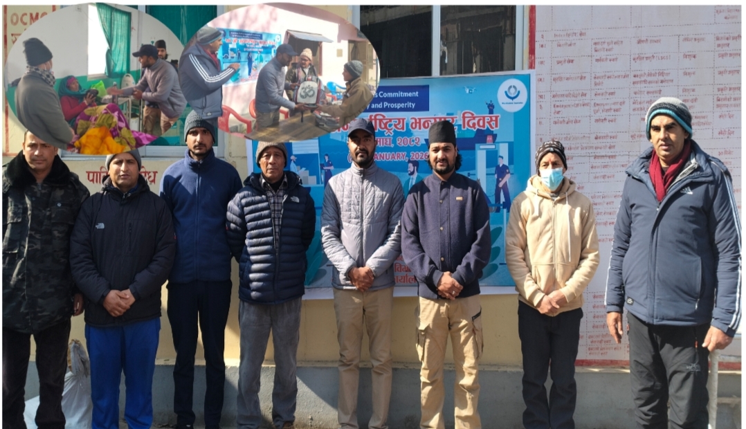 विश्व भन्सार दिवसः बिरामीलाई फलफूल र अनाथ बालबालिकालाई झोला वितरण