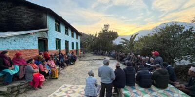 काँग्रेस उम्मेदवारको ब्याँसका वडामा घरदैलो