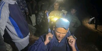 दार्चुलामा पासोमा फसेको चितुवाको उद्धार