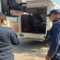 मालिकार्जुनको एम्बुलेन्समा पाइप भेटिदा बरामद