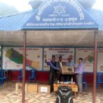 माछापुच्छ्रे बैंकद्वारा मालिकार्जुन माविलाई कम्प्युटर र प्रिन्टर सहयोग