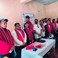 दार्चुला खेलकुद समितिका पदाधिकारीले गरे पदभार ग्रहण, निवर्तमान अध्यक्षको बिदाई